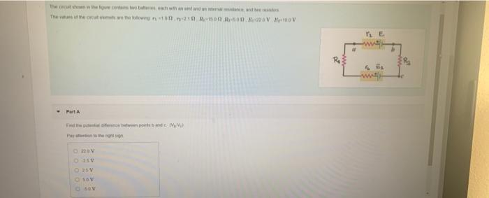 Solved 2013 The Circuit shown in the figure contains two | Chegg.com