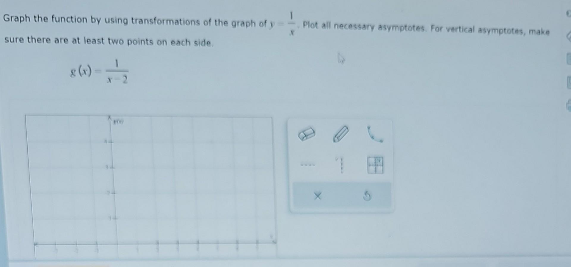 Solved Graph the function by using transformations of the | Chegg.com