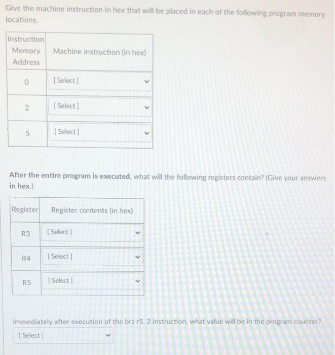Solved The following Simple Computer assembly program is | Chegg.com