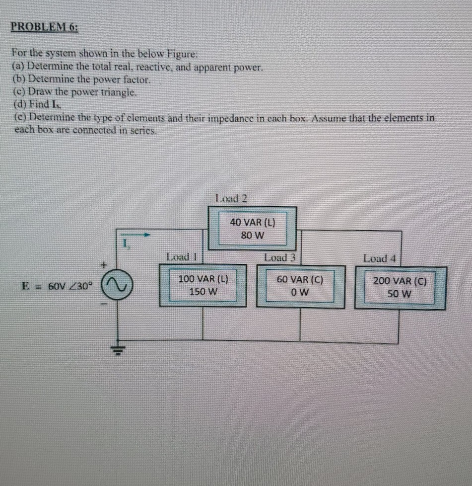 Solved PROBLEM 6: For the system shown in the below Figure: | Chegg.com