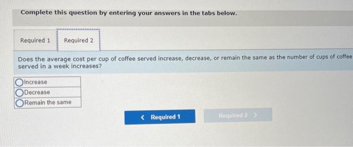 Solved Exercise 1-4 (Algo) Fixed And Variable Cost Behavior | Chegg.com