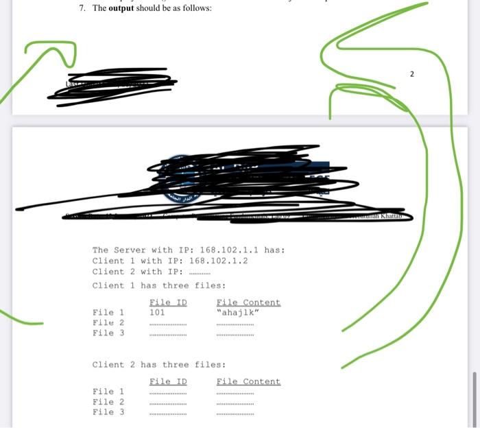 Solved - Client-Server Model Create a C++ project to | Chegg.com