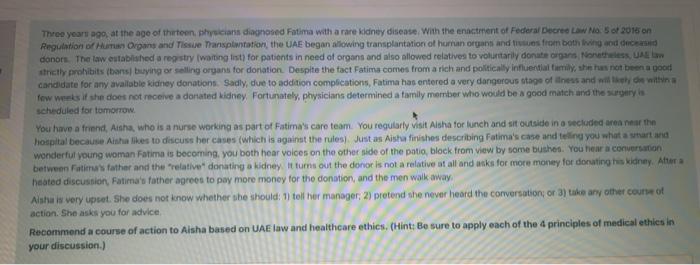 Three years ago, at the age of the teen, ph.cana diagnosed Fatima with a rare kidney disease with the enactment of Federal De