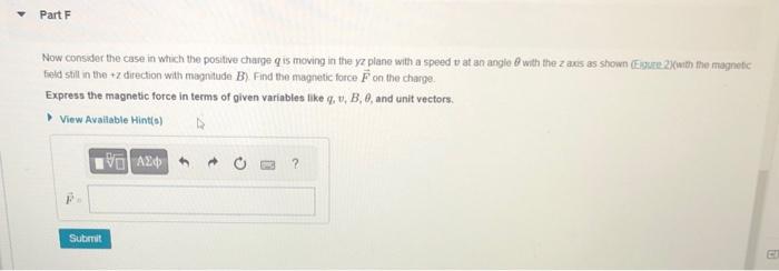 Solved ± Force on Moving Charges in a Magnetic Field | Chegg.com