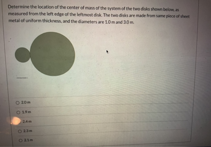 Solved Determine the location of the center of mass of the | Chegg.com