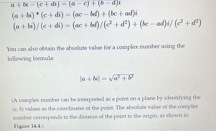 Solved '14.7 (Math: The Complex class) A complex number has | Chegg.com