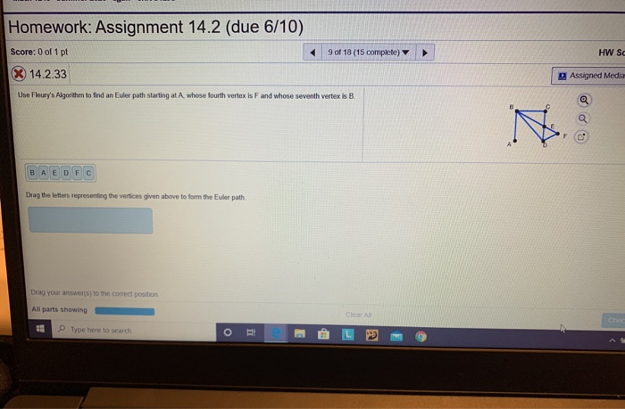 Solved Homework: Assignment 14.2 (due 6/10) Score: 0 of 1 pt | Chegg.com