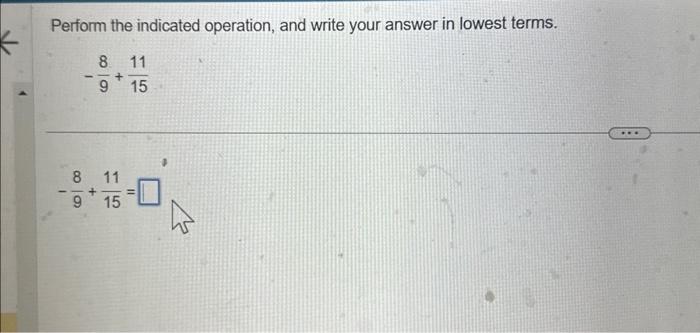 Solved Perform the indicated operation, and write your | Chegg.com