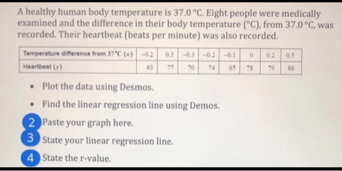 Solved A healthy human body temperature is 37.0 °C. Eight | Chegg.com
