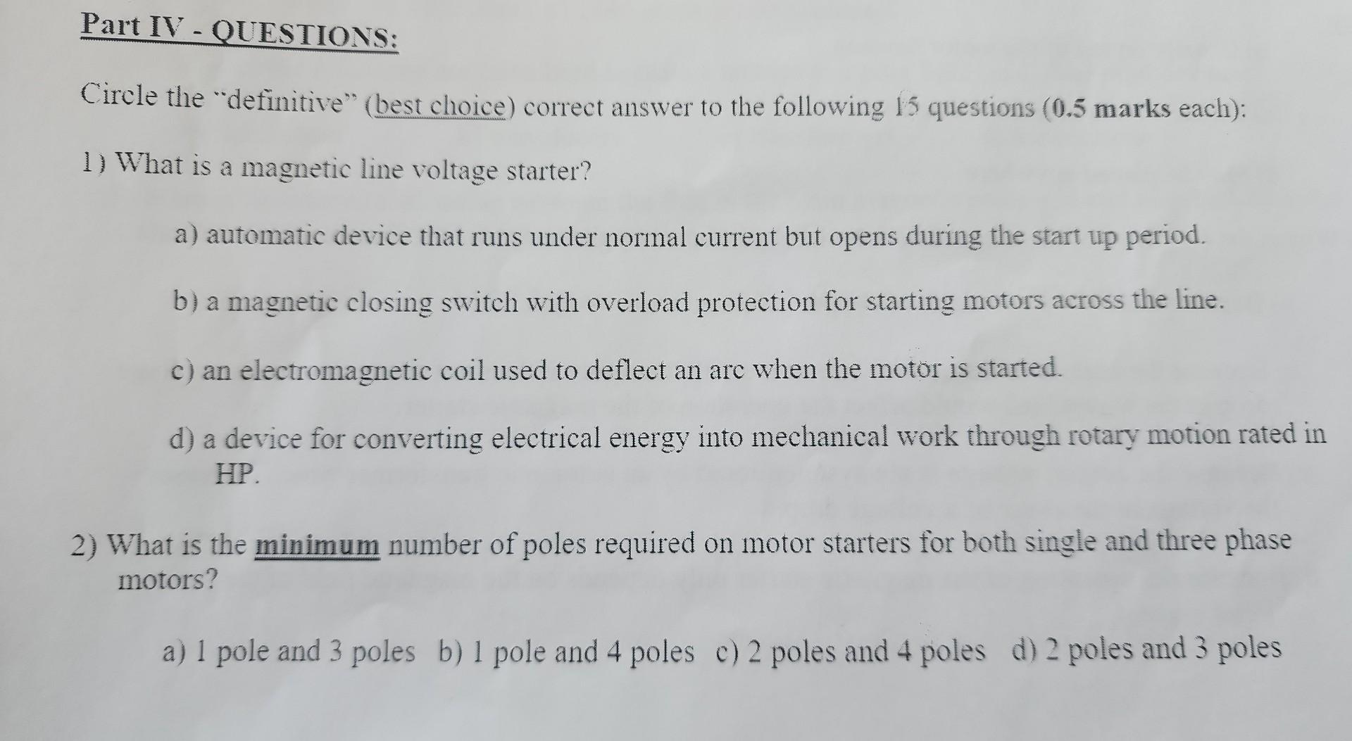 Solved Circle The "definitive" (best Choice) Correct Answer | Chegg.com