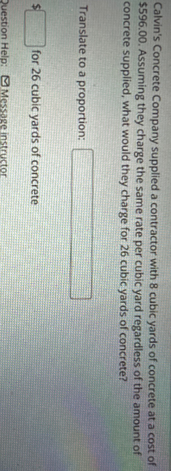 Solved Calvin's Concrete Company supplied a contractor with