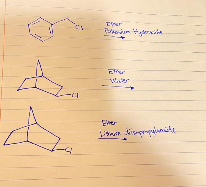 Solved Provide Mechanisms And Decide If Its Sn1,Sn2,E1 Or E2 | Chegg.com