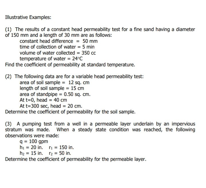 Solved Illustrative Examples (1) The results of a constant