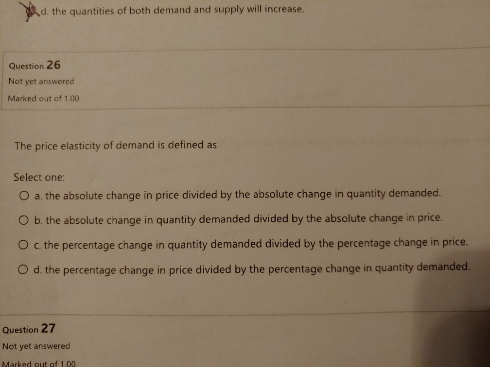 (solved) question 19: if both supply and demand... Solved d. the quantities of both demand and supply will | Chegg.com