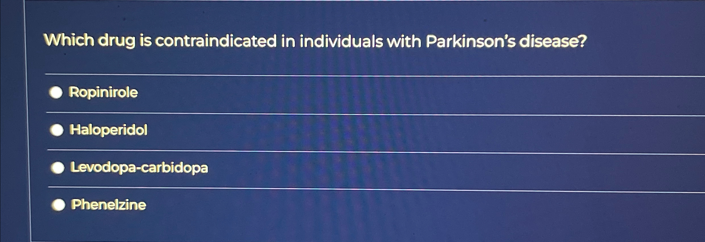 Solved Which drug is contraindicated in individuals with | Chegg.com
