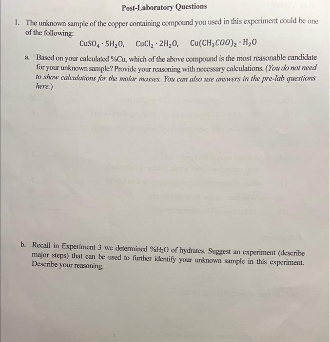 Solved 9. Mass of the filter paper 14. Mass of the filter