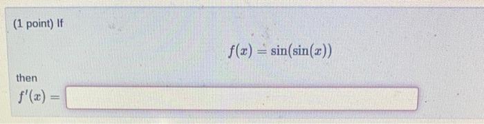 what is the value of sin x 1 point