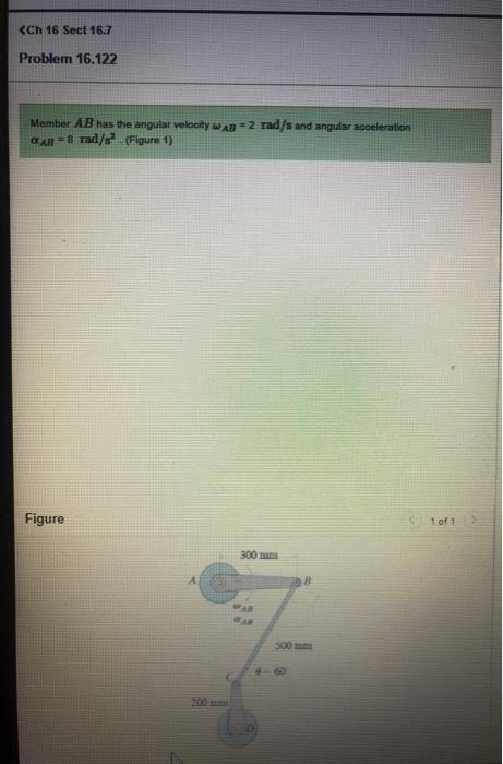Solved 300 Part A Determine the angular velocity of member | Chegg.com