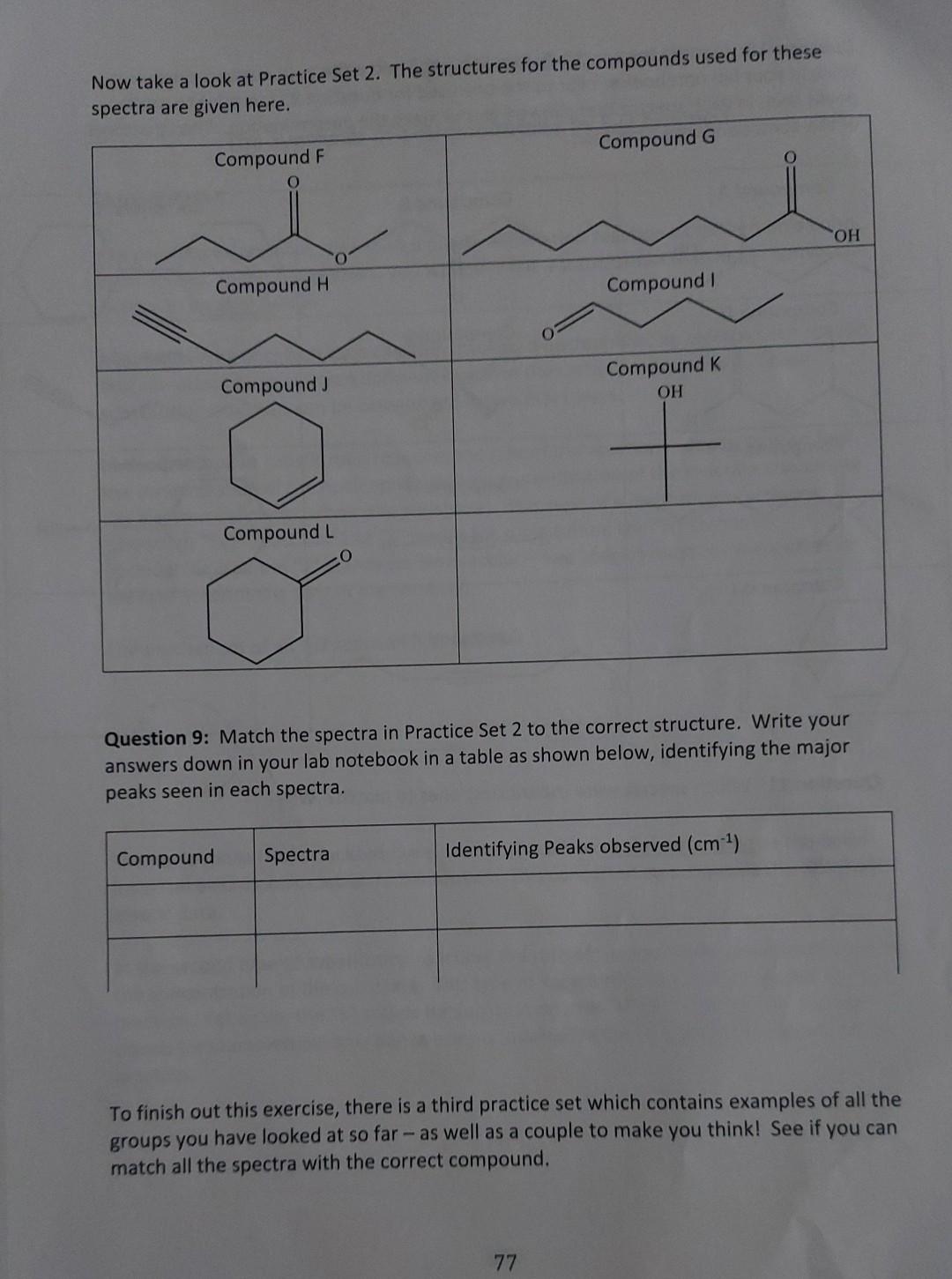 Solved Now take a look at Practice Set 2. The structures for | Chegg.com