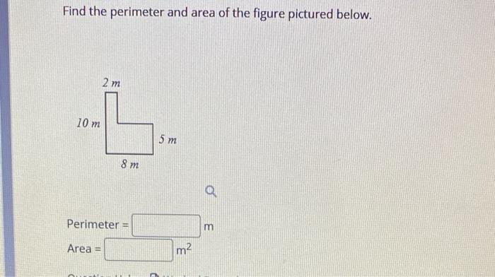 Solved Find The Perimeter And Area Of The Figure Pictured 8816