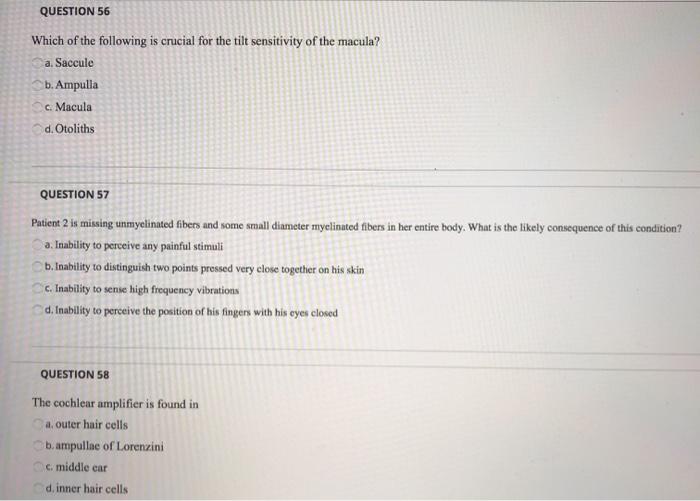 Solved QUESTION 43 What is the auditory attenuation reflex?