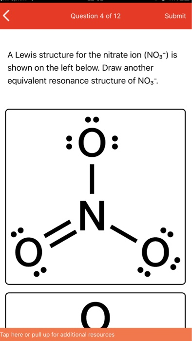 Solved Question 4 Of 12 Submit A Lewis Structure For The Chegg Com