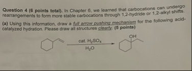 Solved Question 4 ( 6 ﻿points total). ﻿In Chapter 6, ﻿we | Chegg.com
