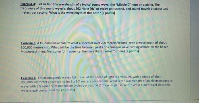 Solved Waves Light is an example of a wave, and there are | Chegg.com