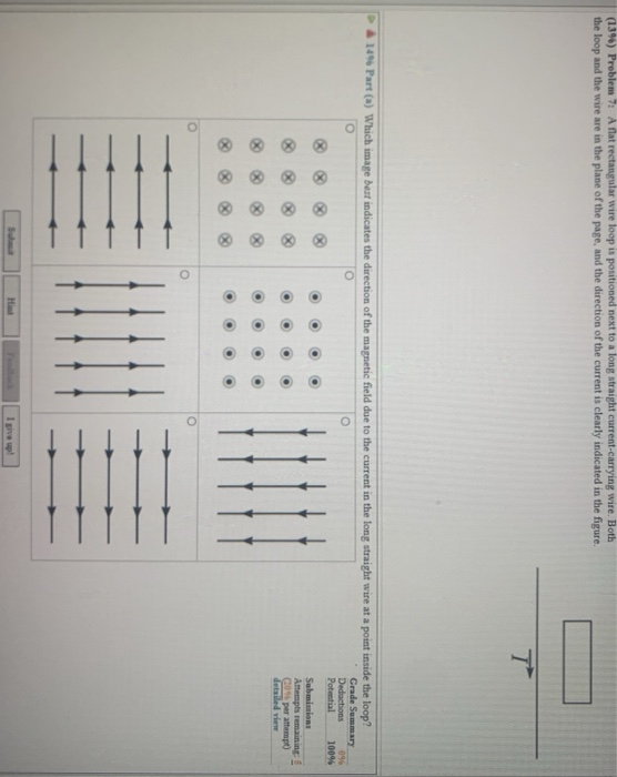 Solved (1396) Problem 7: A flat rectangular wire loop is | Chegg.com