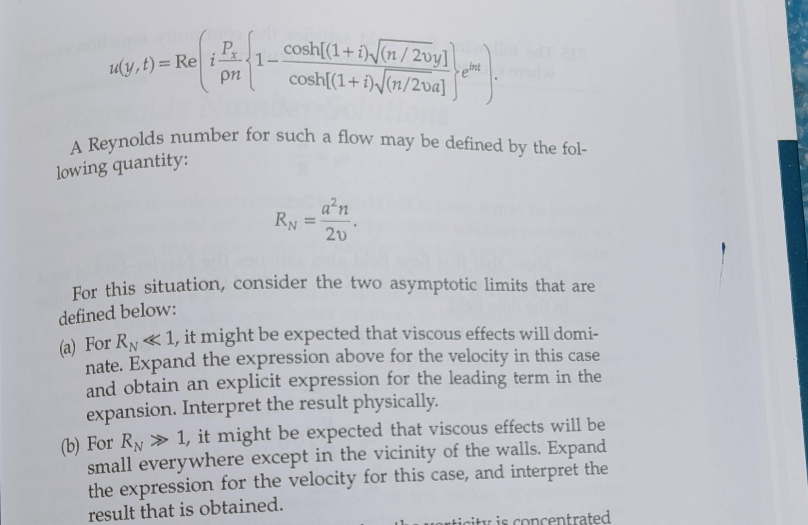 Solved 7.13 The velocity profile in a fluid between two | Chegg.com