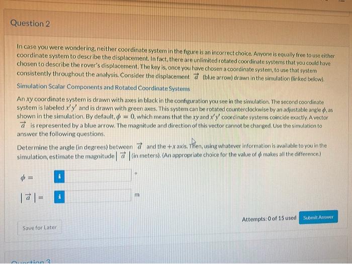 Solved Current Attempt in Progress The Martian Exploration | Chegg.com