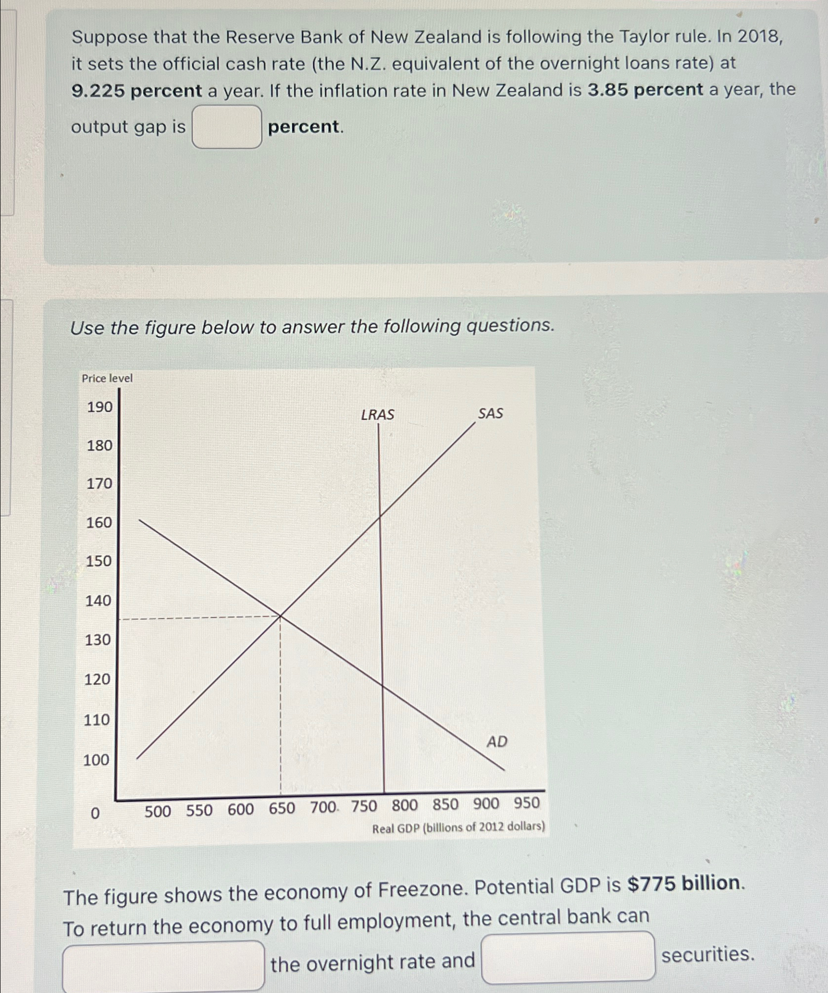 Solved Suppose that the Reserve Bank of New Zealand is | Chegg.com