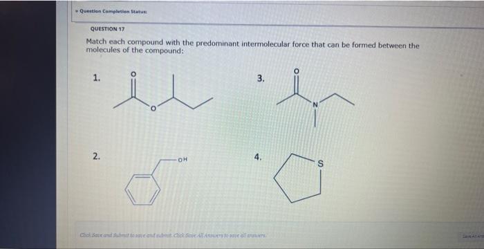 Solved Match Each Compound With The Predominant 4362