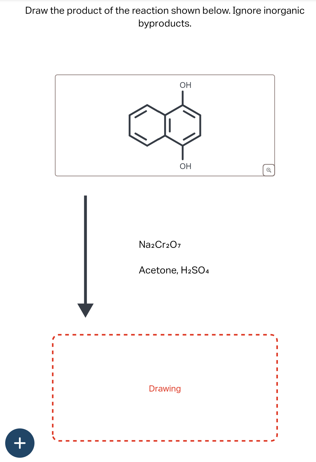 Solved Draw the product of the reaction shown below. Ignore | Chegg.com