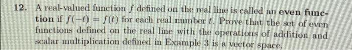 Solved 12. A real-valued function f defined on the real line | Chegg.com