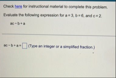 Solved Check here for instructional material to complete | Chegg.com image.