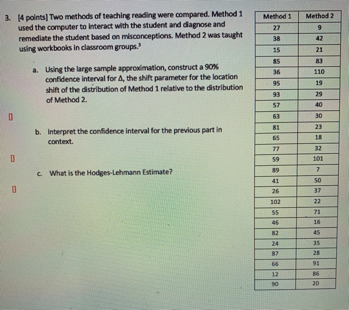 Solved Method 2 Method 1 27 9 3. [4 points) Two methods of | Chegg.com
