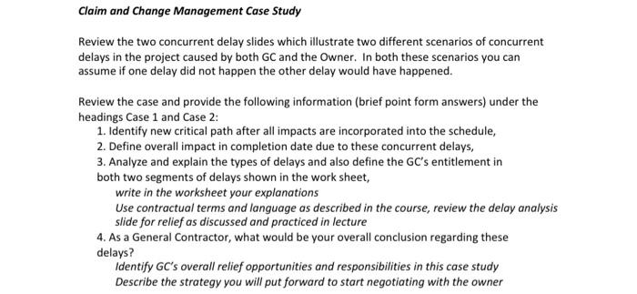 Delay Analysis Lab Assignment Review the two | Chegg.com