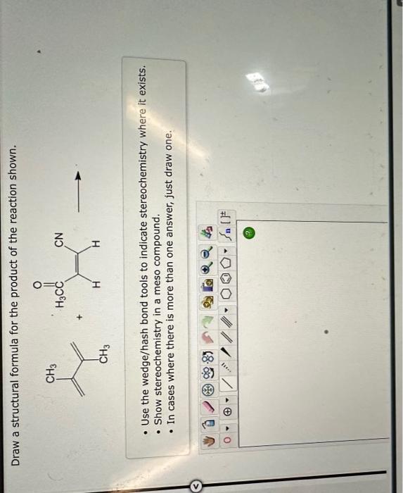 Solved Draw a structural formula for the product of the | Chegg.com