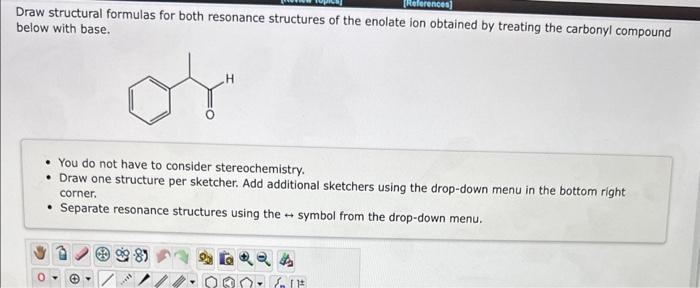 Solved Draw A Structural Formula For The Enol Form Of The | Chegg.com