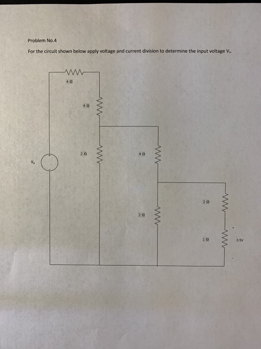 Solved Problem No.4 For The Circuit Shown Below Apply | Chegg.com