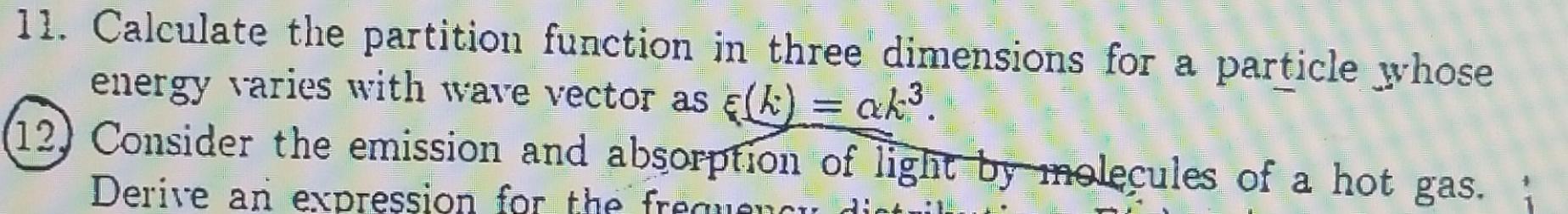 Solved Calculate the partition function in three dimensions | Chegg.com