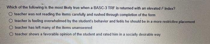 Solved Which of the following is the most likely true when a | Chegg.com