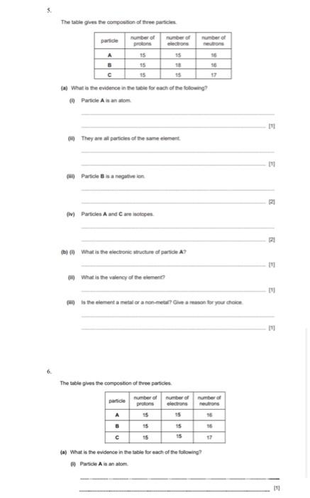 Solved (II) A, B and C are all particles of the same | Chegg.com