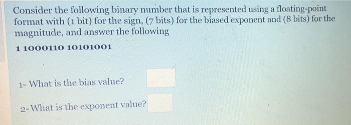 Solved Consider the following binary number that is | Chegg.com