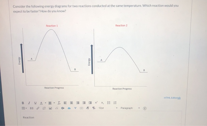 Solved Consider The Following Energy Diagrams For Two | Chegg.com