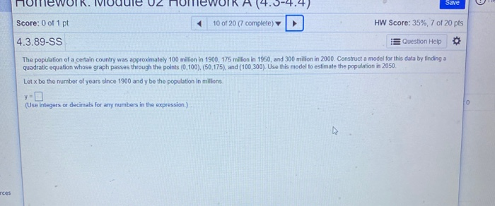 Solved Homework: Module 02 Homework A (4.3-4.4) Score: 0 of | Chegg.com