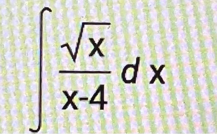 Solved ∫x−4xdx | Chegg.com