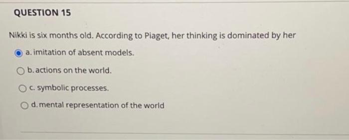 Solved QUESTION 39 thought The ability to represent events Chegg