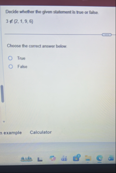 Solved Decide whether the given statement is true or | Chegg.com